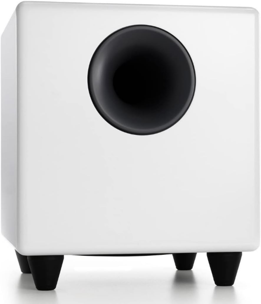 Audioengine S8 Powered Subwoofer - 8 Inch Subwoofer, 250W Down Firing Speakers for PC, Home Theaters, Movie Lovers & Studios, Wireless Ready with Sleep Mode