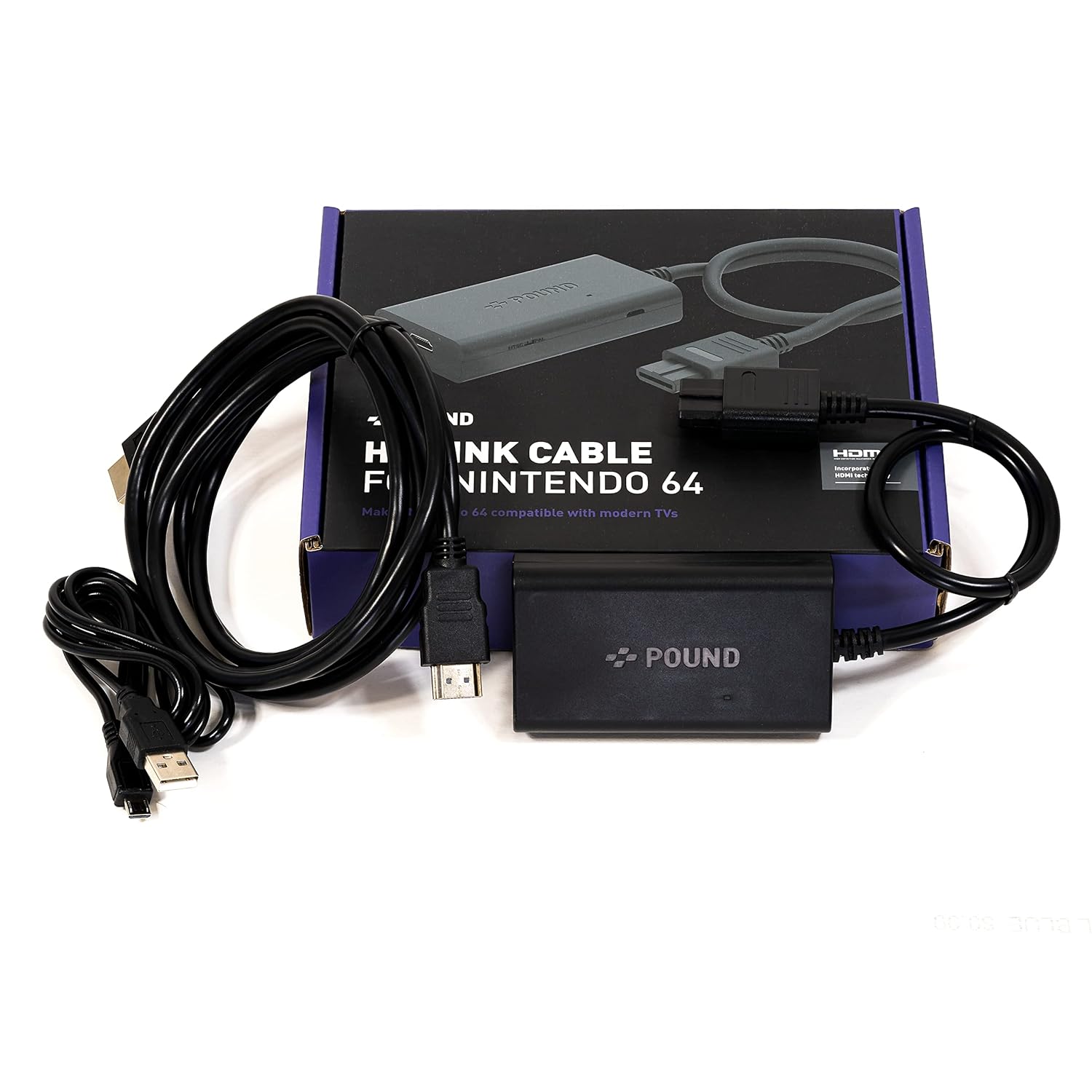 POUND HDMI HD Link Cable for Nintendo 64 (N64)