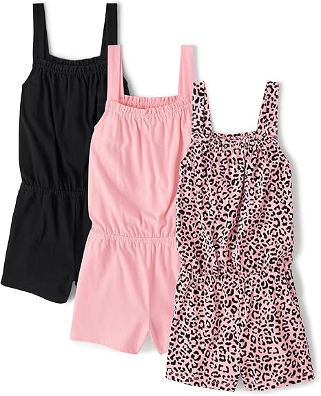 The Children's Place Girls' Sleeveless Summer Romper
