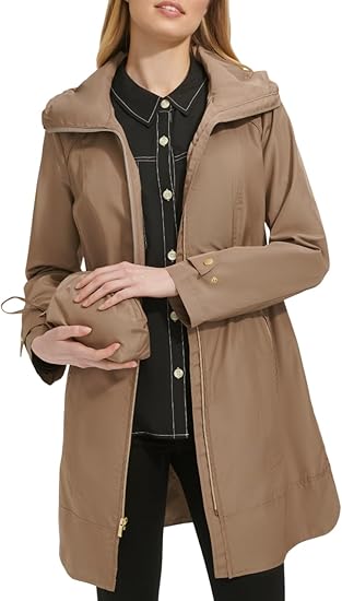 Cole Haan Women's Travel Packable Rain Jacket