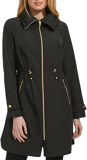 Cole Haan Women's Travel Packable Rain Jacket