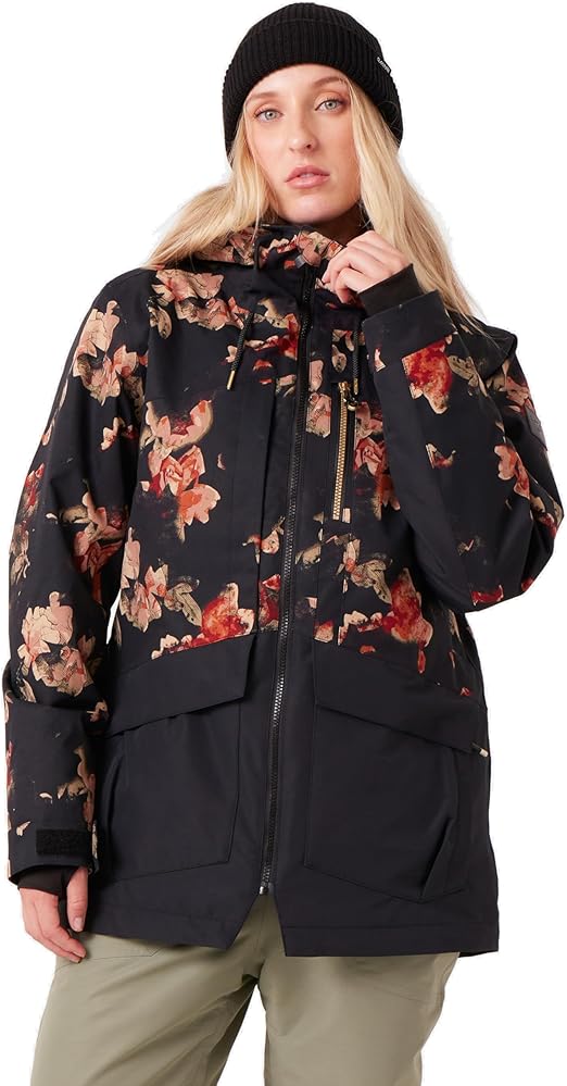 Roxy womens Incline Parka Jacket – 15k Waterproof, Insulated, Pfas-free, Hydrosmart Collar