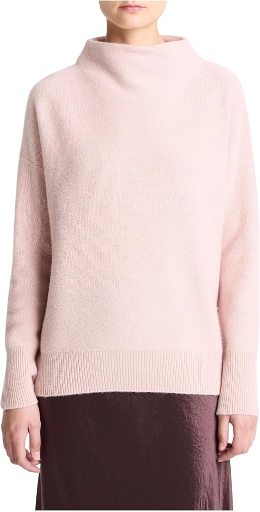 Vince Women's Boiled Funnel Neck Pullover