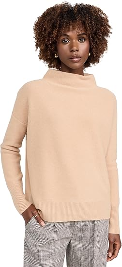 Vince Women's Boiled Funnel Neck Pullover