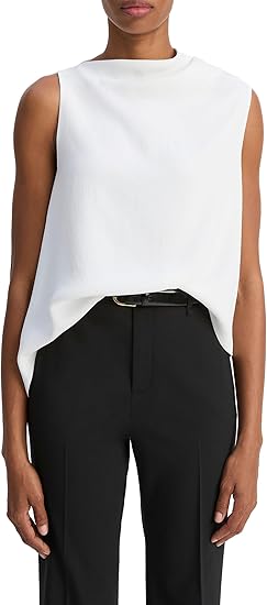 Vince Women's A-Line Asymmetrical Draped Top