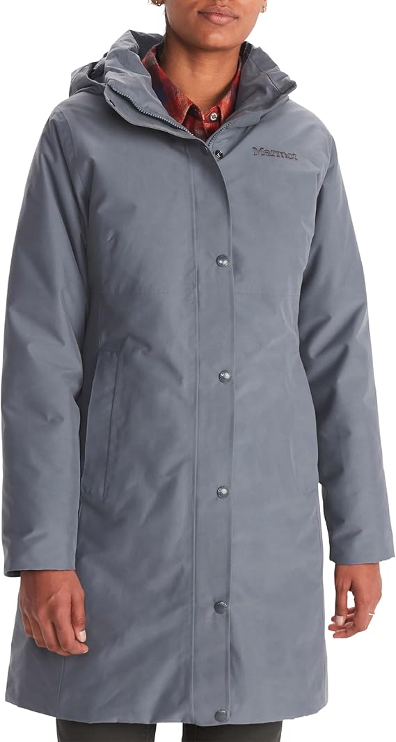 Marmot Women's Chelsea Waterproof Down Rain Coat, Fill Power 700